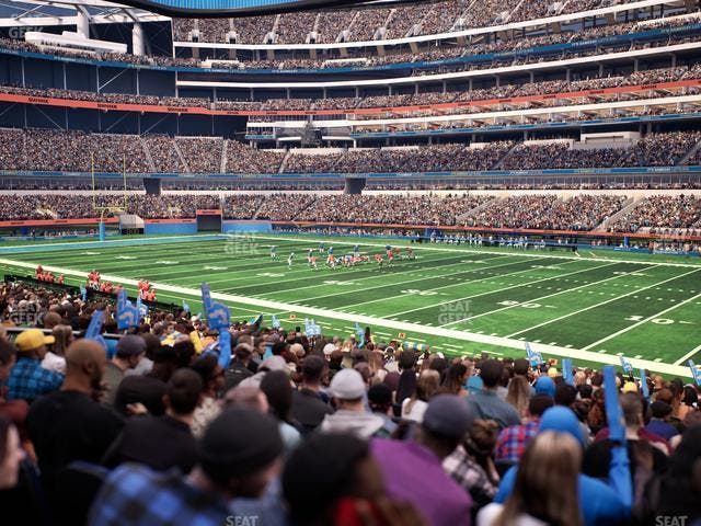 SoFi Stadium - Section Club 135 Seat View