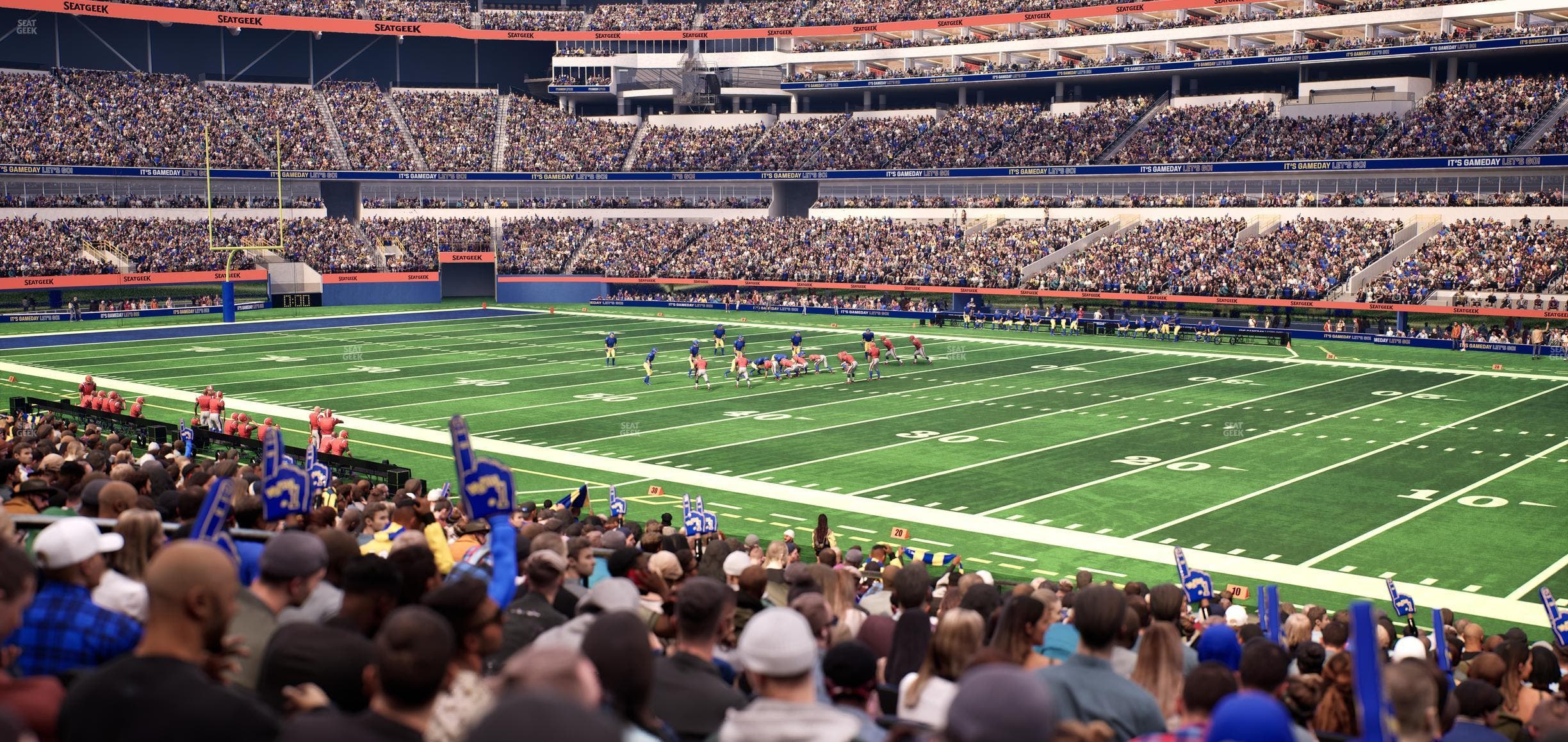 SoFi Stadium - Section Club 135 Seat View