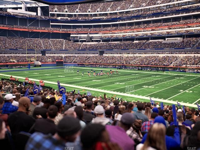 SoFi Stadium - Section Club 135 Seat View