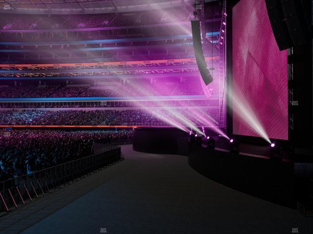 SoFi Stadium - Section Club 135 Seat View