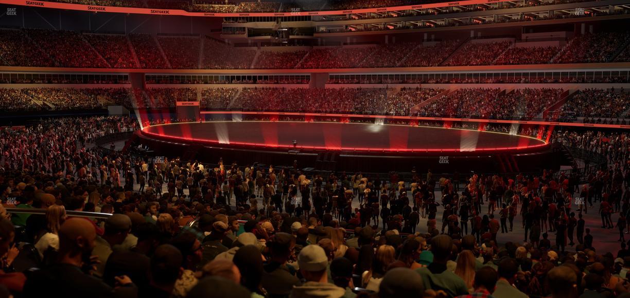 SoFi Stadium - Section Club 135 Seat View