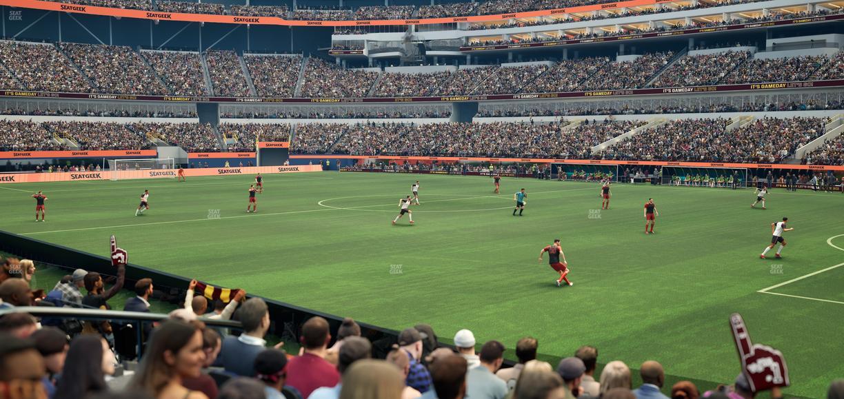 SoFi Stadium - Section Club 135 Seat View