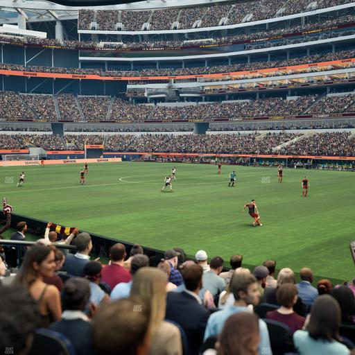 SoFi Stadium - Section Club 135 Seat View