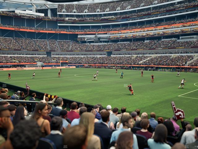 SoFi Stadium - Section Club 135 Seat View