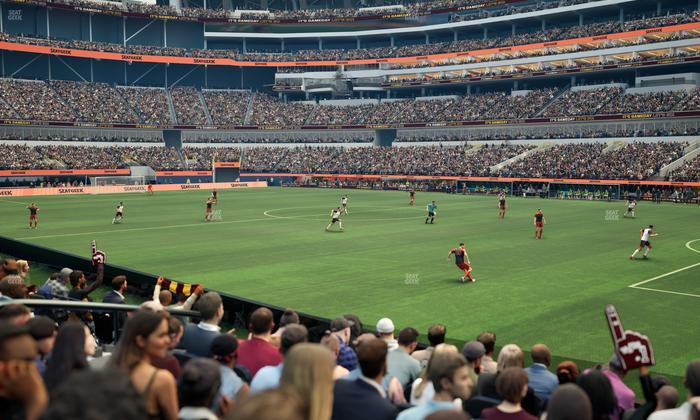 SoFi Stadium - Section Club 135 Seat View