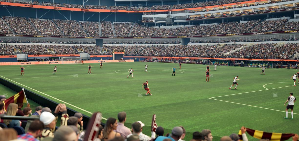 SoFi Stadium - Section Club 136 Seat View