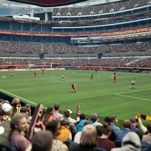 SoFi Stadium - Section Club 136 Seat View