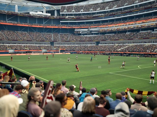 SoFi Stadium - Section Club 136 Seat View