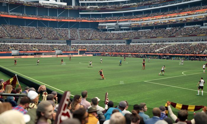 SoFi Stadium - Section Club 136 Seat View