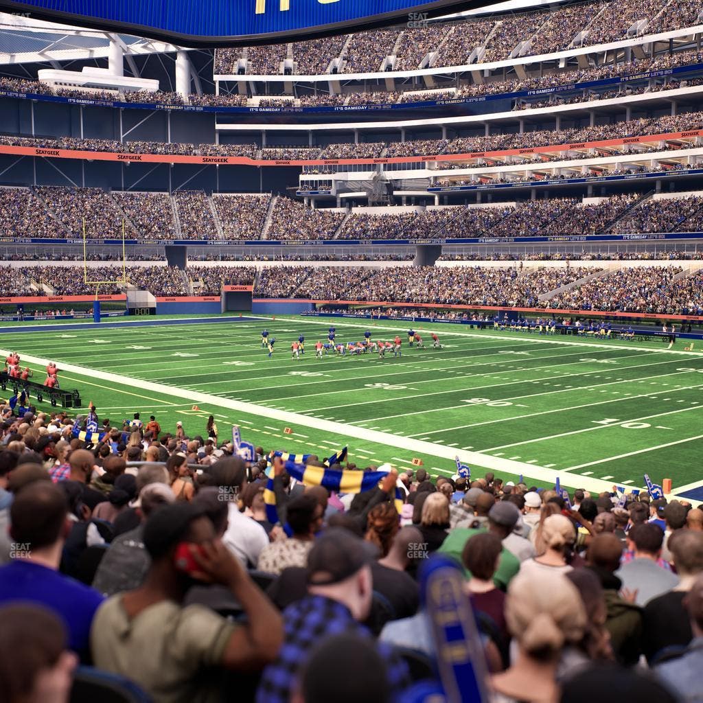 SoFi Stadium - Section Club 136 Seat View
