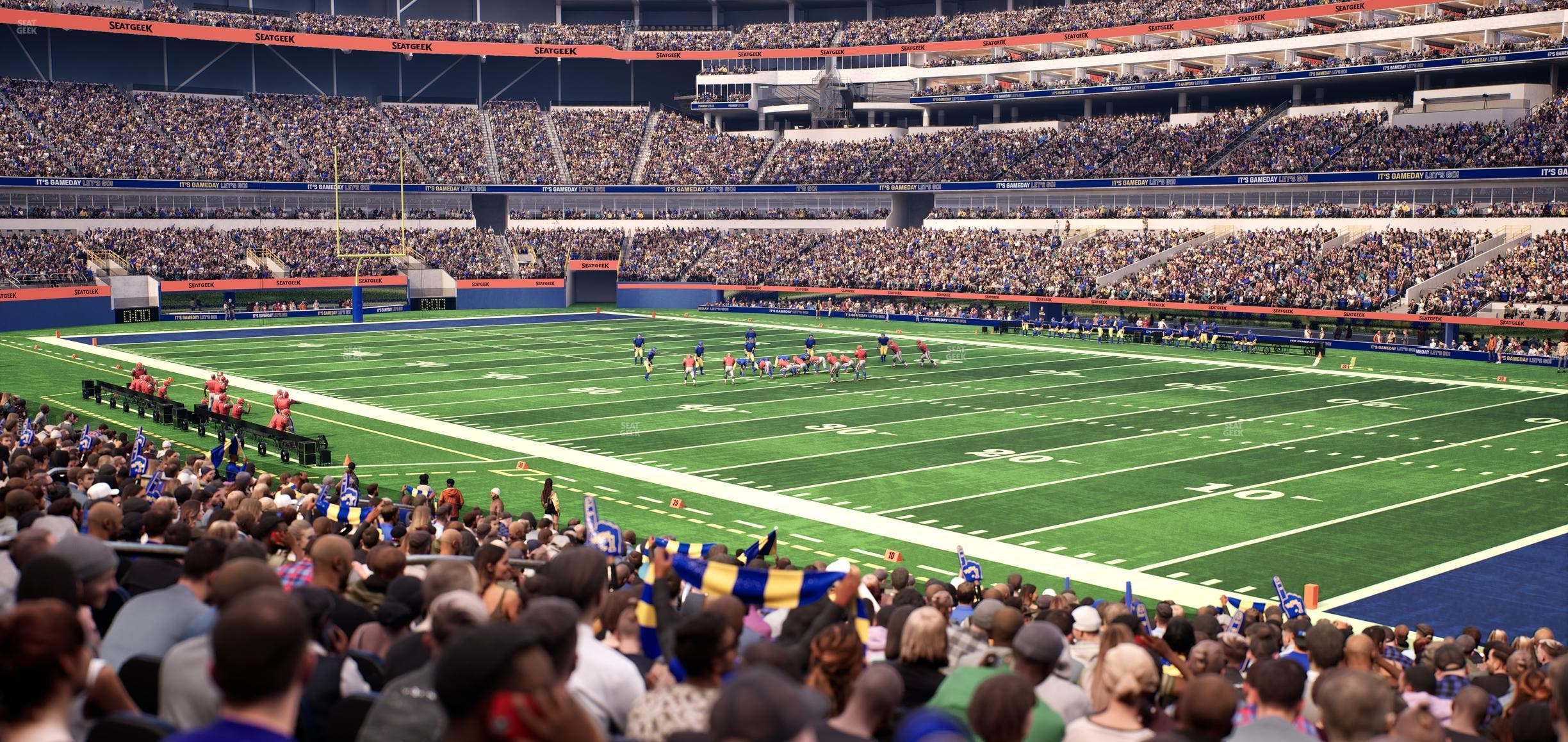 SoFi Stadium - Section Club 136 Seat View