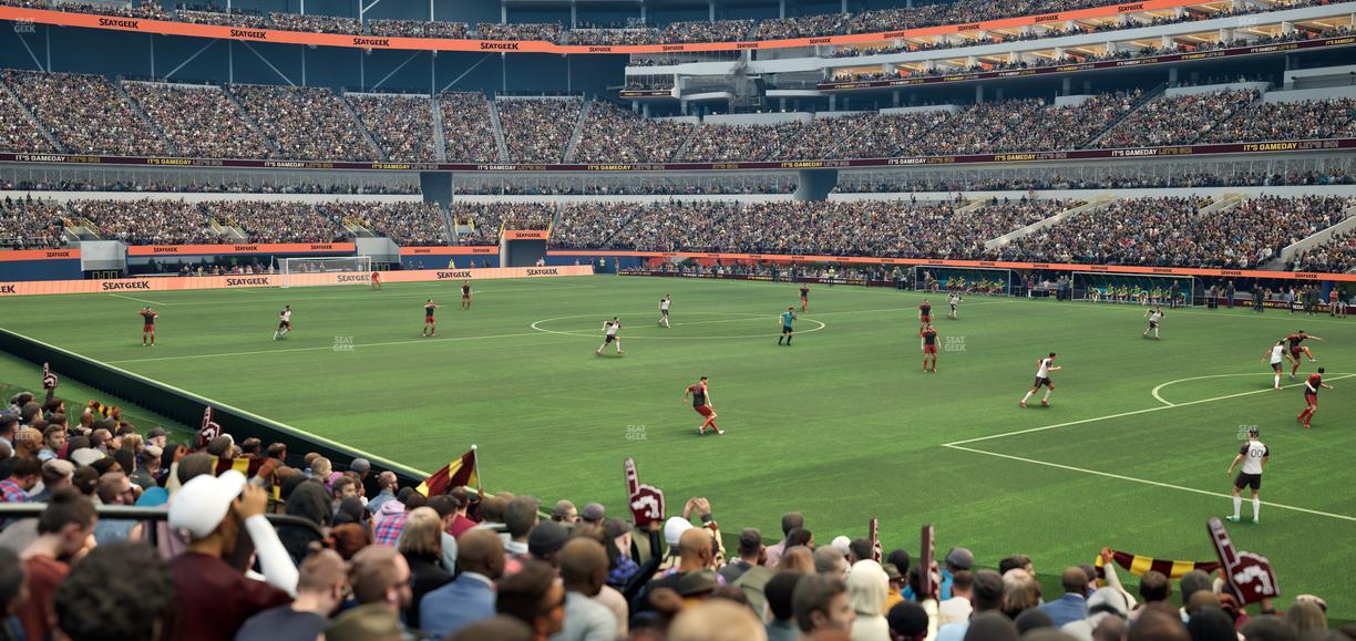 SoFi Stadium - Section Club 136 Seat View