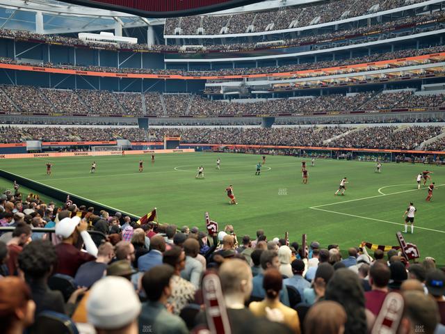 SoFi Stadium - Section Club 136 Seat View