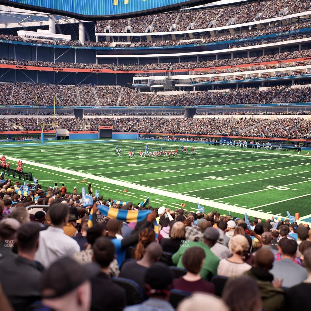 SoFi Stadium - Section Club 136 Seat View