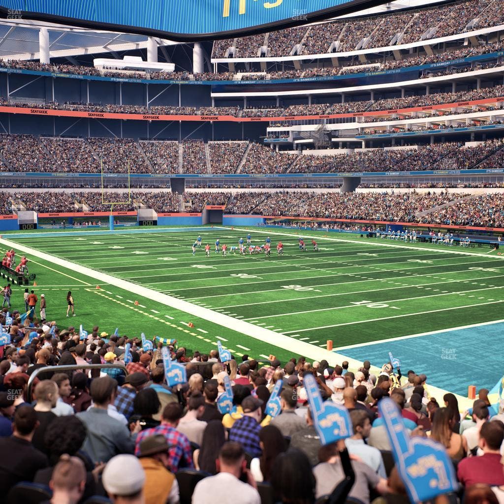 SoFi Stadium - Section Club 137 Wc Seat View