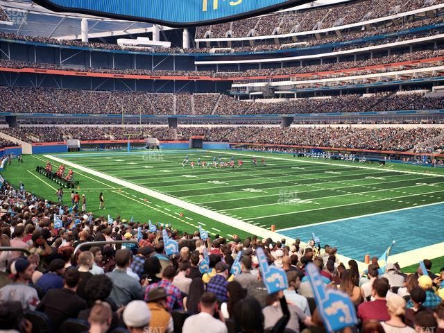 SoFi Stadium - Section Club 137 Wc Seat View