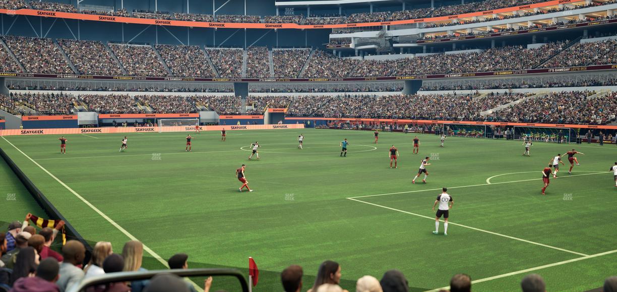 SoFi Stadium - Section Club 137 Seat View