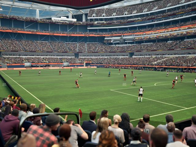 SoFi Stadium - Section Club 137 Seat View