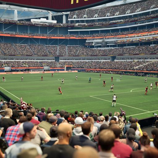 SoFi Stadium - Section Club 137 Seat View