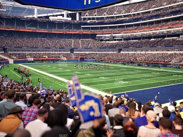 SoFi Stadium - Section Club 137 Seat View