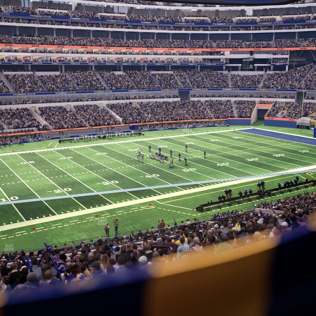 SoFi Stadium - Section Club 215 Wc Seat View
