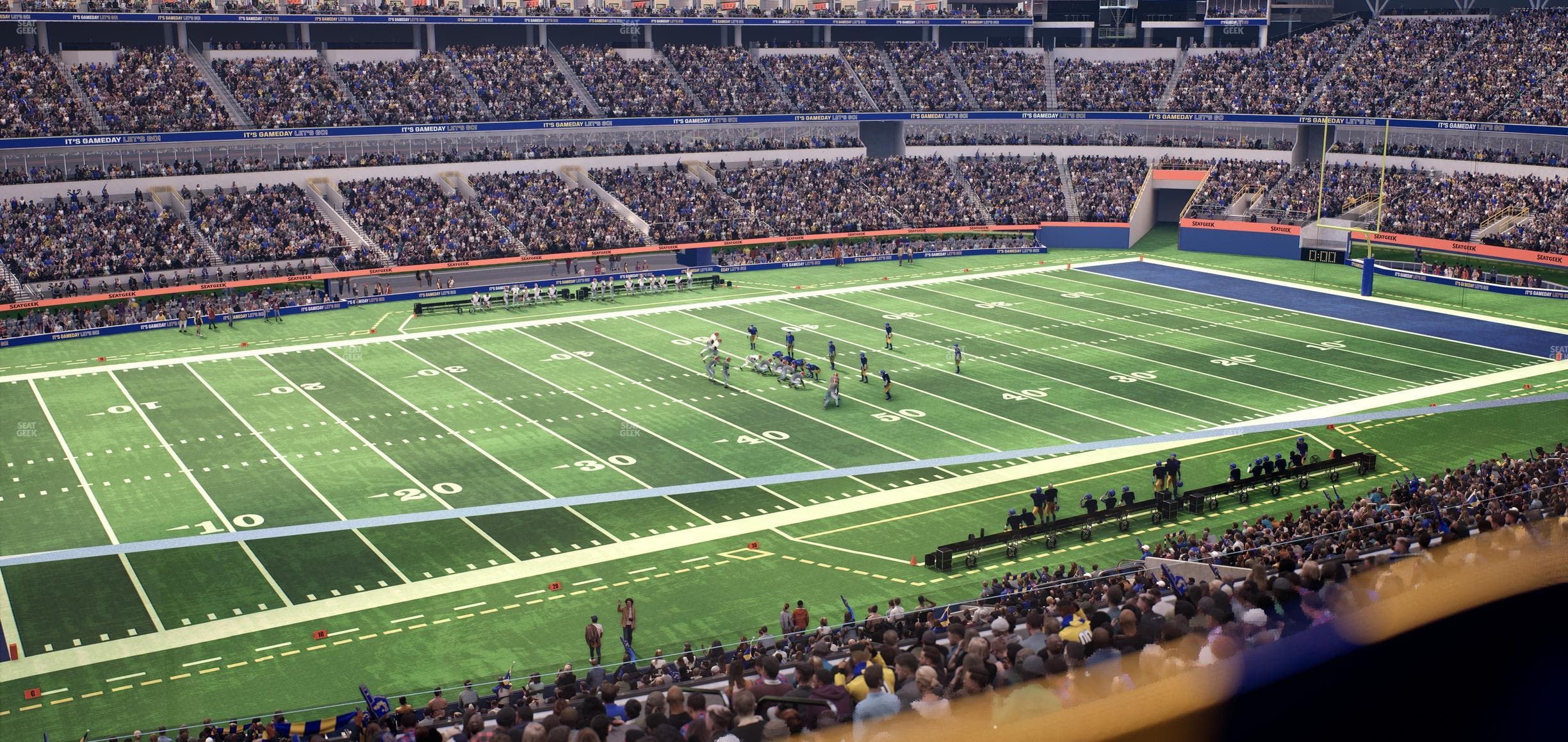SoFi Stadium - Section Club 215 Wc Seat View