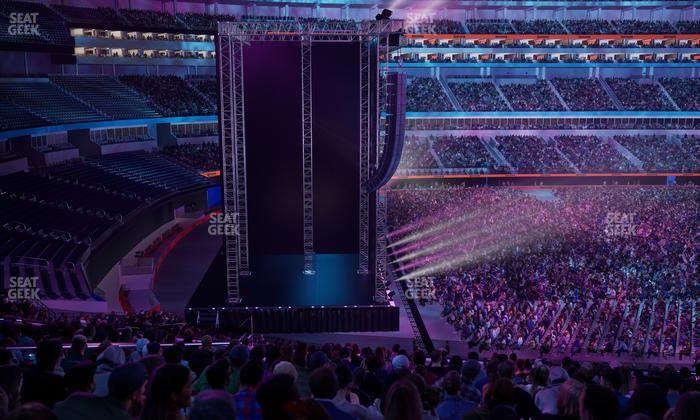 SoFi Stadium - Section Club 215 Seat View