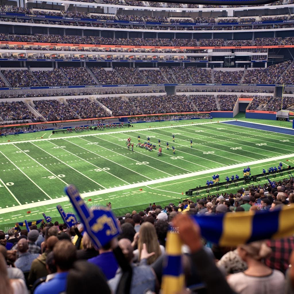 SoFi Stadium - Section Club 215 Seat View