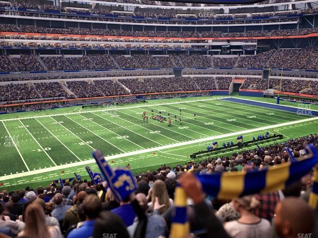 SoFi Stadium - Section Club 215 Seat View