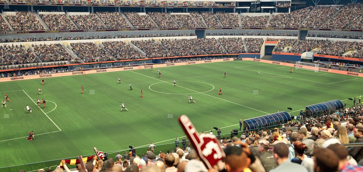 SoFi Stadium - Section Club 215 Seat View
