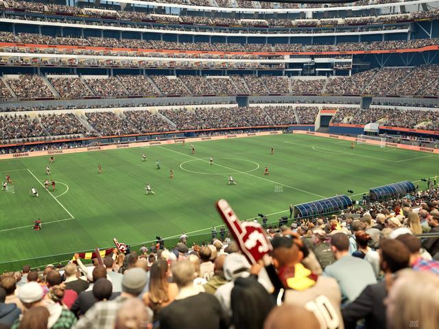 SoFi Stadium - Section Club 215 Seat View
