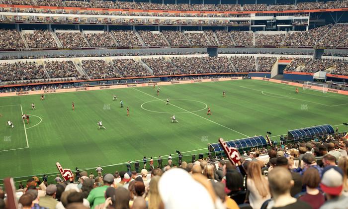 SoFi Stadium - Section Club 216 Seat View