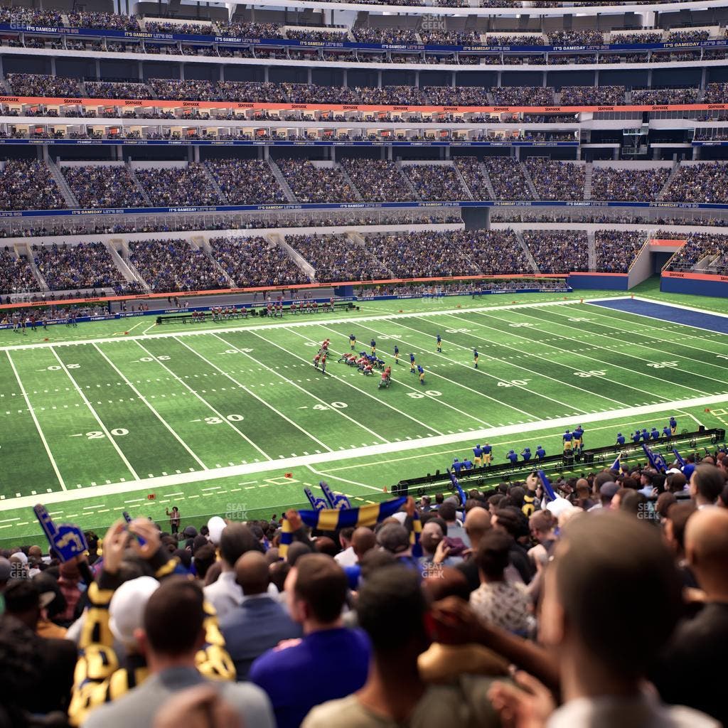 SoFi Stadium - Section Club 216 Seat View
