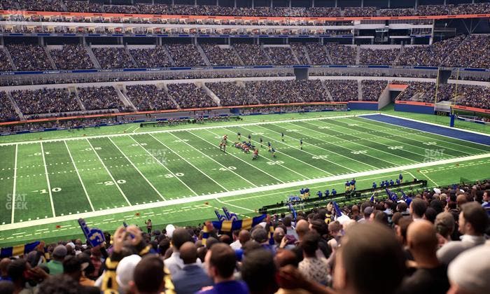 SoFi Stadium - Section Club 216 Seat View