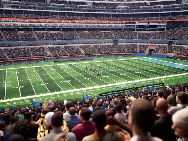 SoFi Stadium - Section Club 216 Seat View