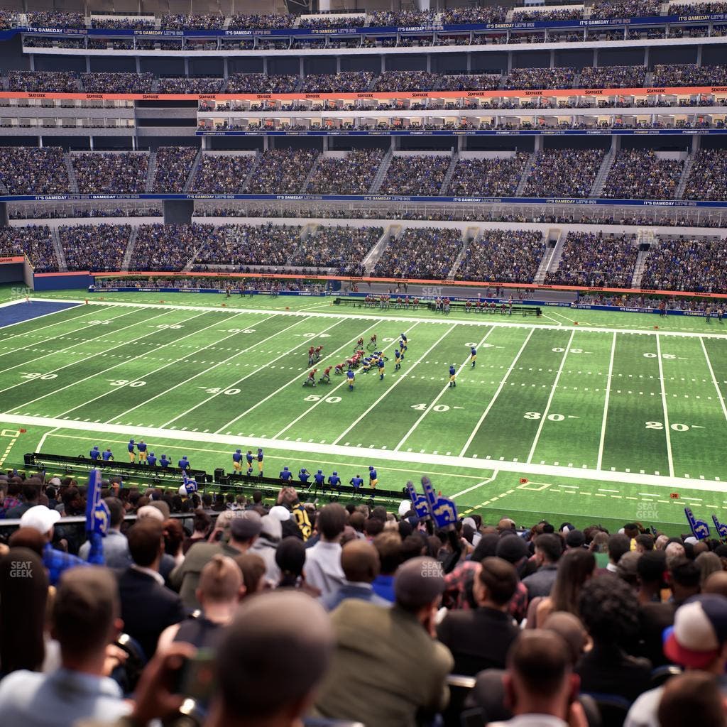 SoFi Stadium - Section Club 221 Seat View