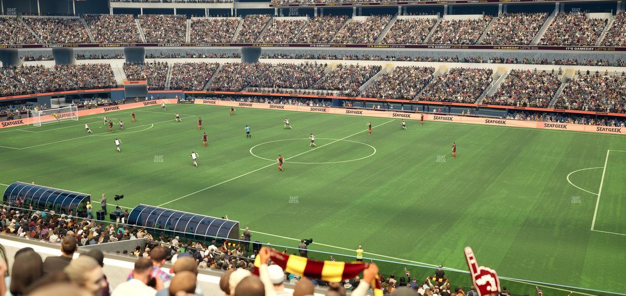 SoFi Stadium - Section Club 222 Seat View