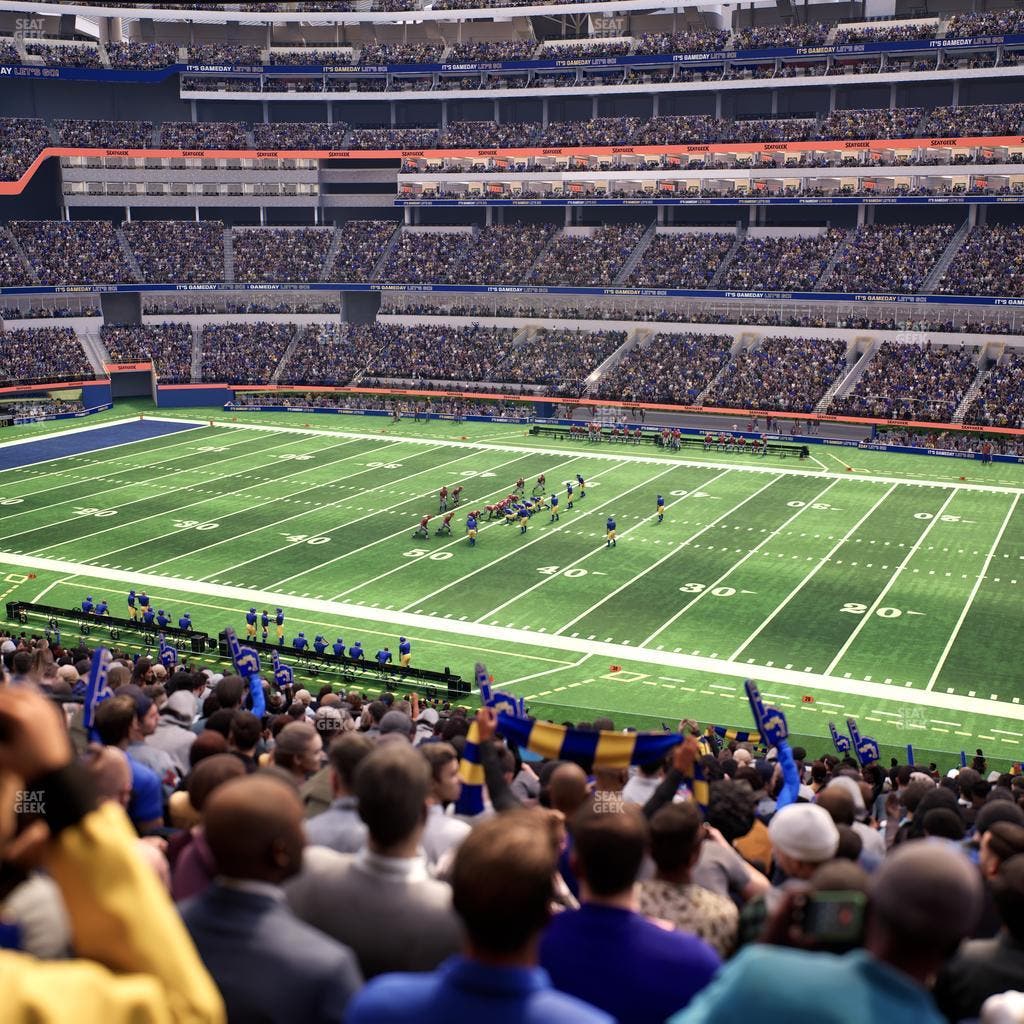 SoFi Stadium - Section Club 222 Seat View