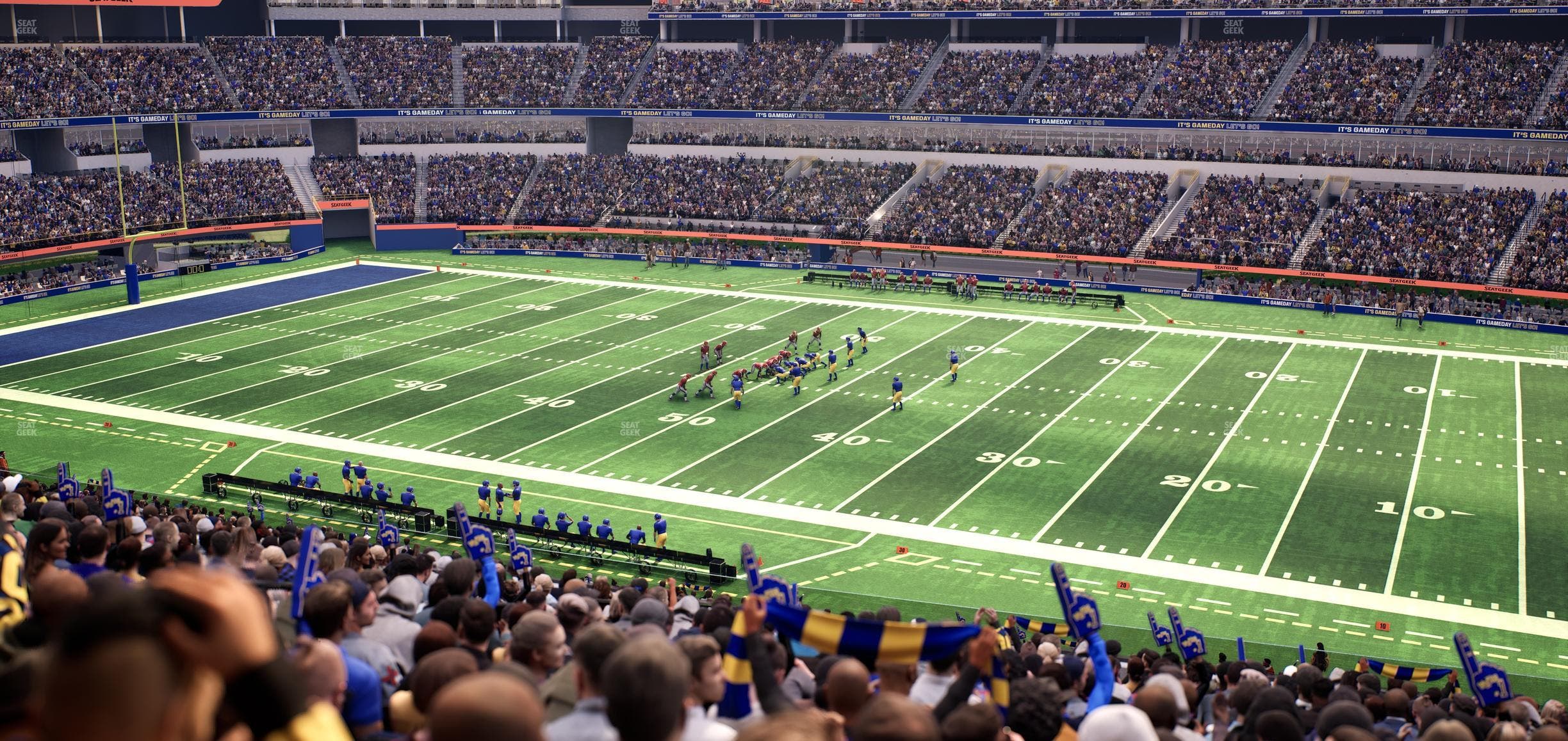SoFi Stadium - Section Club 222 Seat View