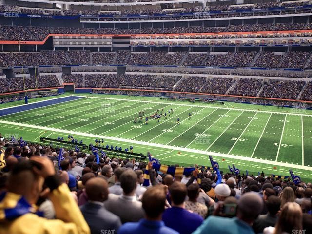 SoFi Stadium - Section Club 222 Seat View