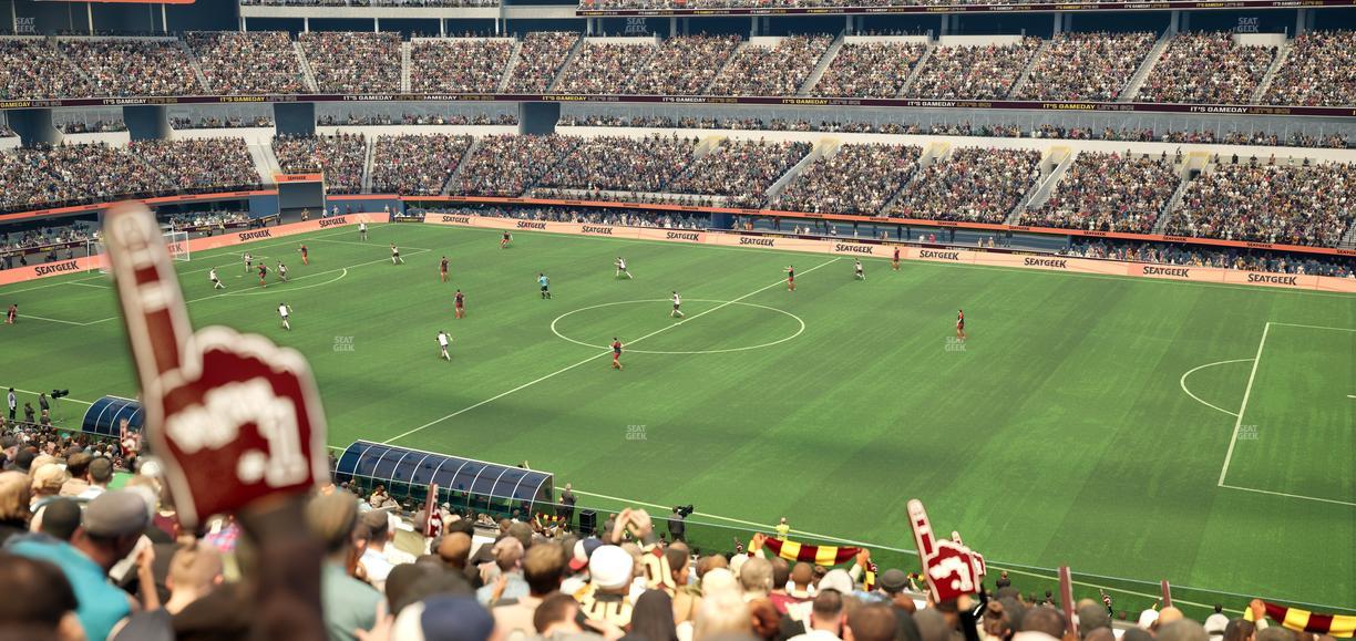 SoFi Stadium - Section Club 222 Seat View