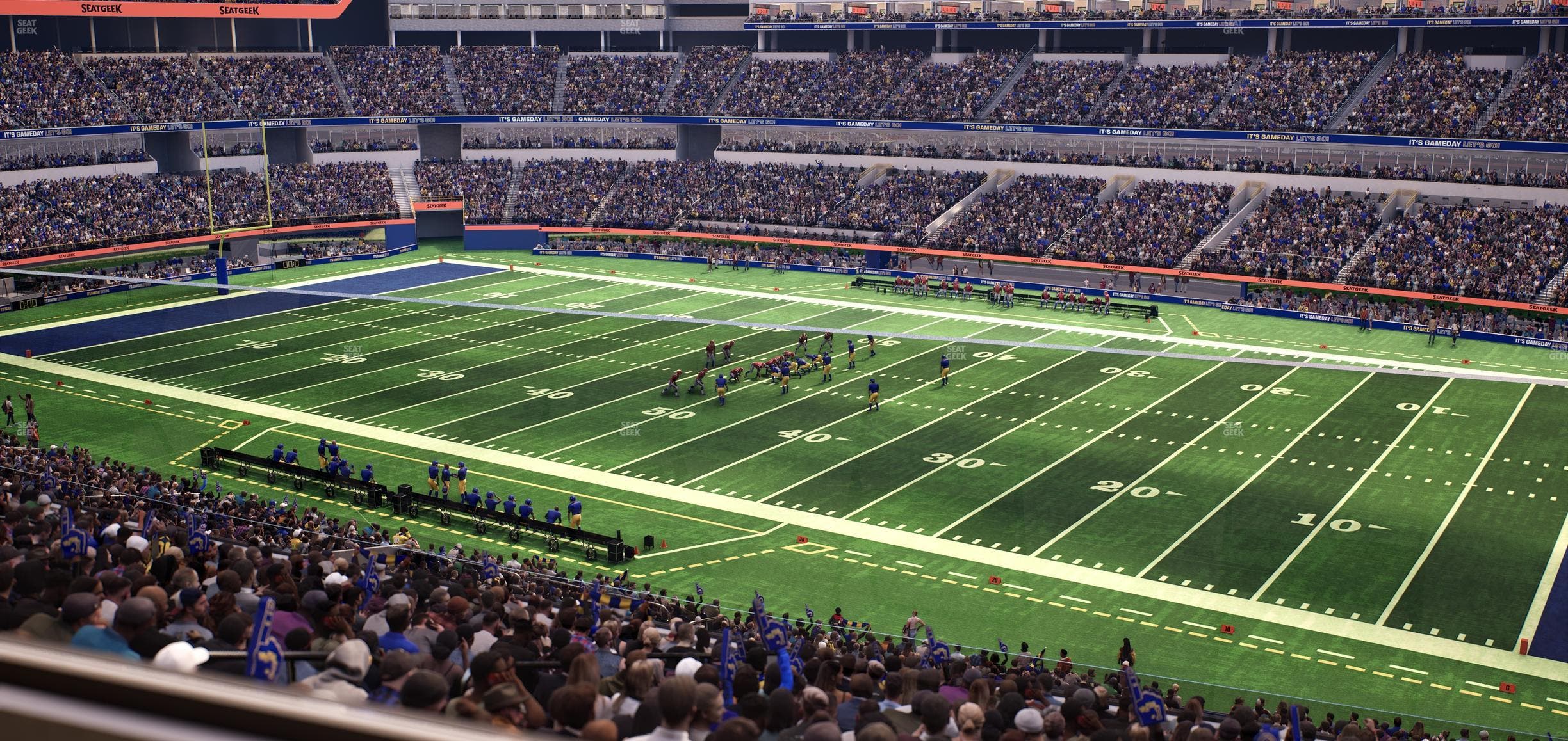 SoFi Stadium - Section Club 223 Wc Seat View