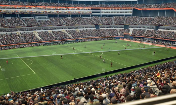 SoFi Stadium - Section Club 242 Wc Seat View