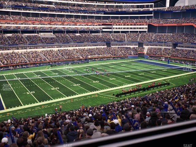 SoFi Stadium - Section Club 242 Wc Seat View