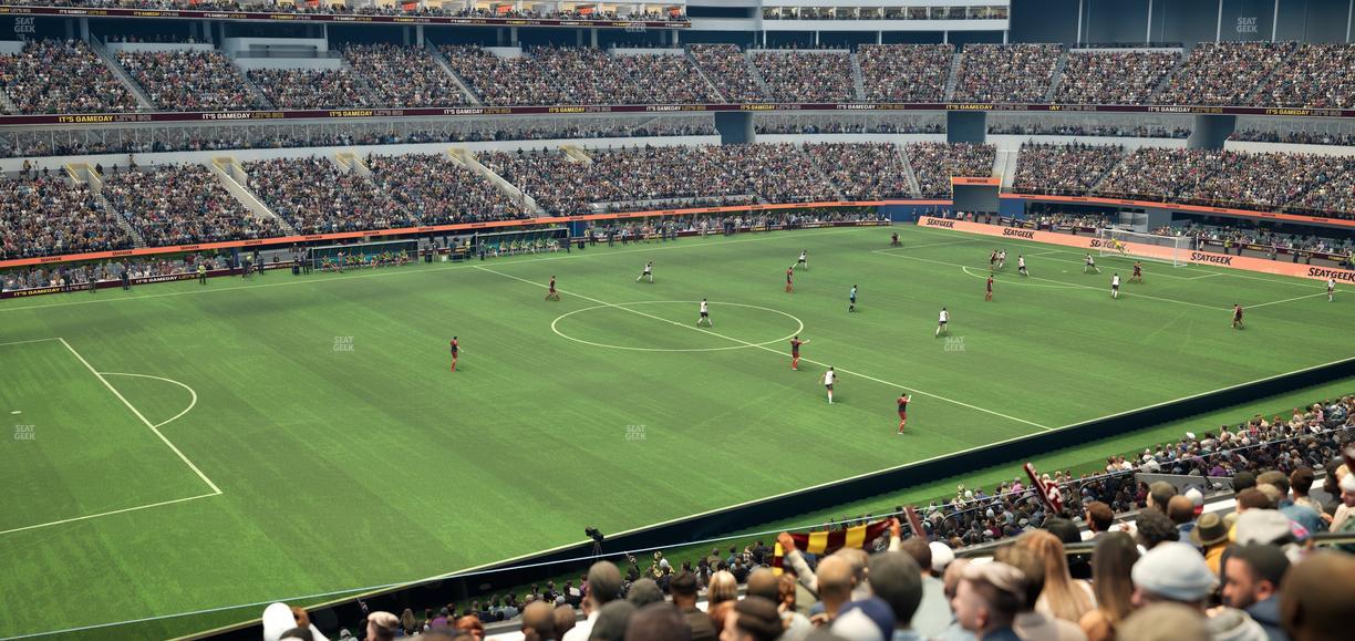 SoFi Stadium - Section Club 242 Seat View