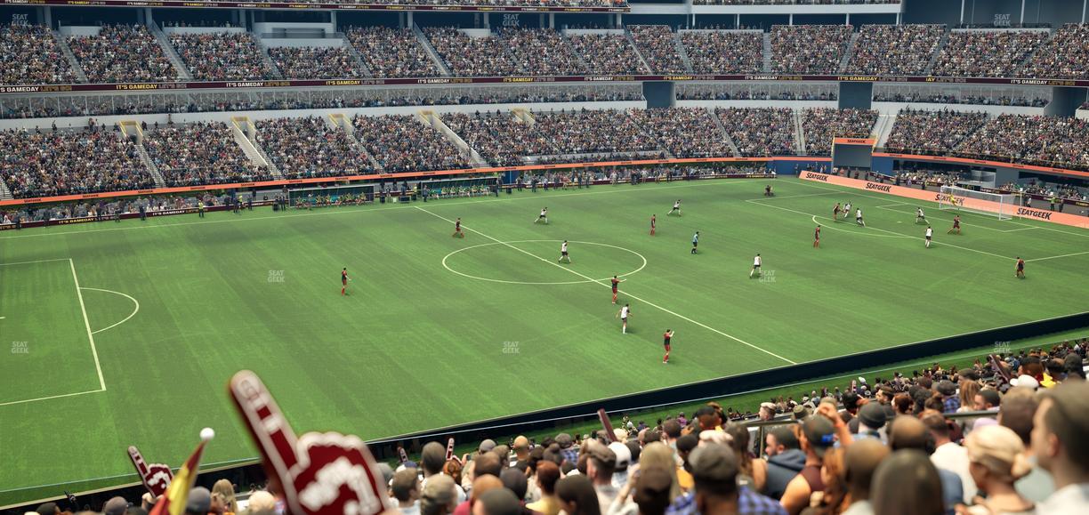 SoFi Stadium - Section Club 243 Seat View