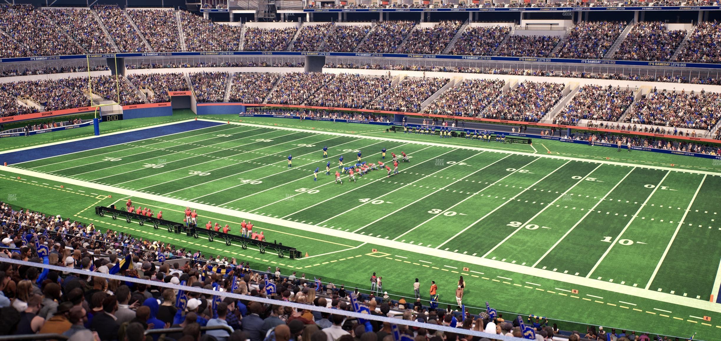 SoFi Stadium - Section Club 250 Wc Seat View