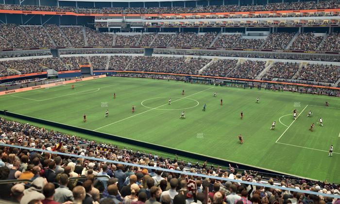 SoFi Stadium - Section Club 250 Wc Seat View