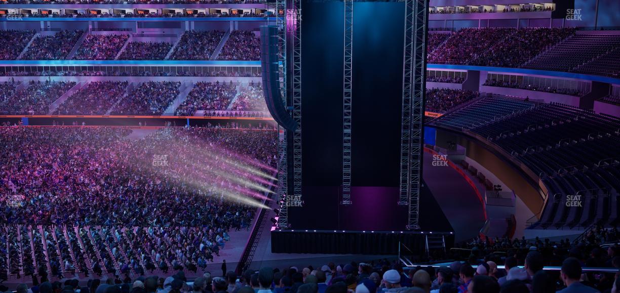 SoFi Stadium - Section Club 250 Seat View