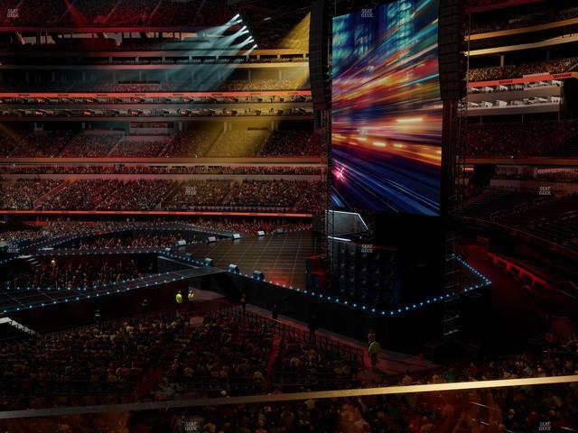 SoFi Stadium - Section Club 250 Seat View
